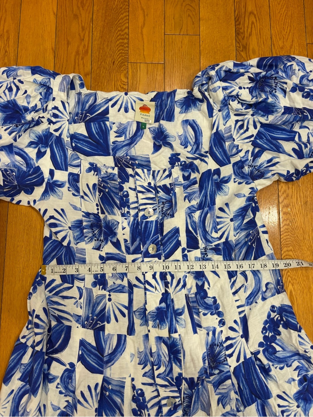 FARM Rio Garden Tiles Mini Dress, Size: XL - Picture 15 of 16